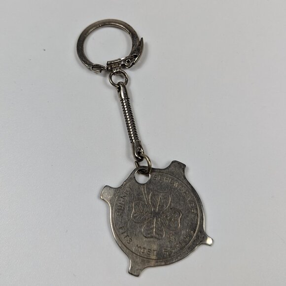 Vintage Clover Leaf Pocket 4 WAY Screwdriver Key Chain Made in USA - Picture 1 of 4